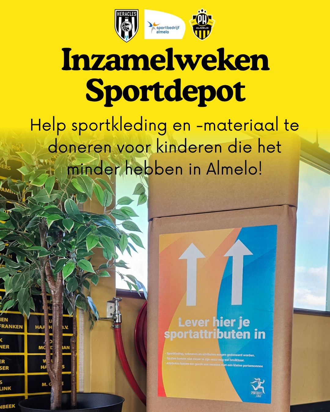 Inzamelweken sportdepot